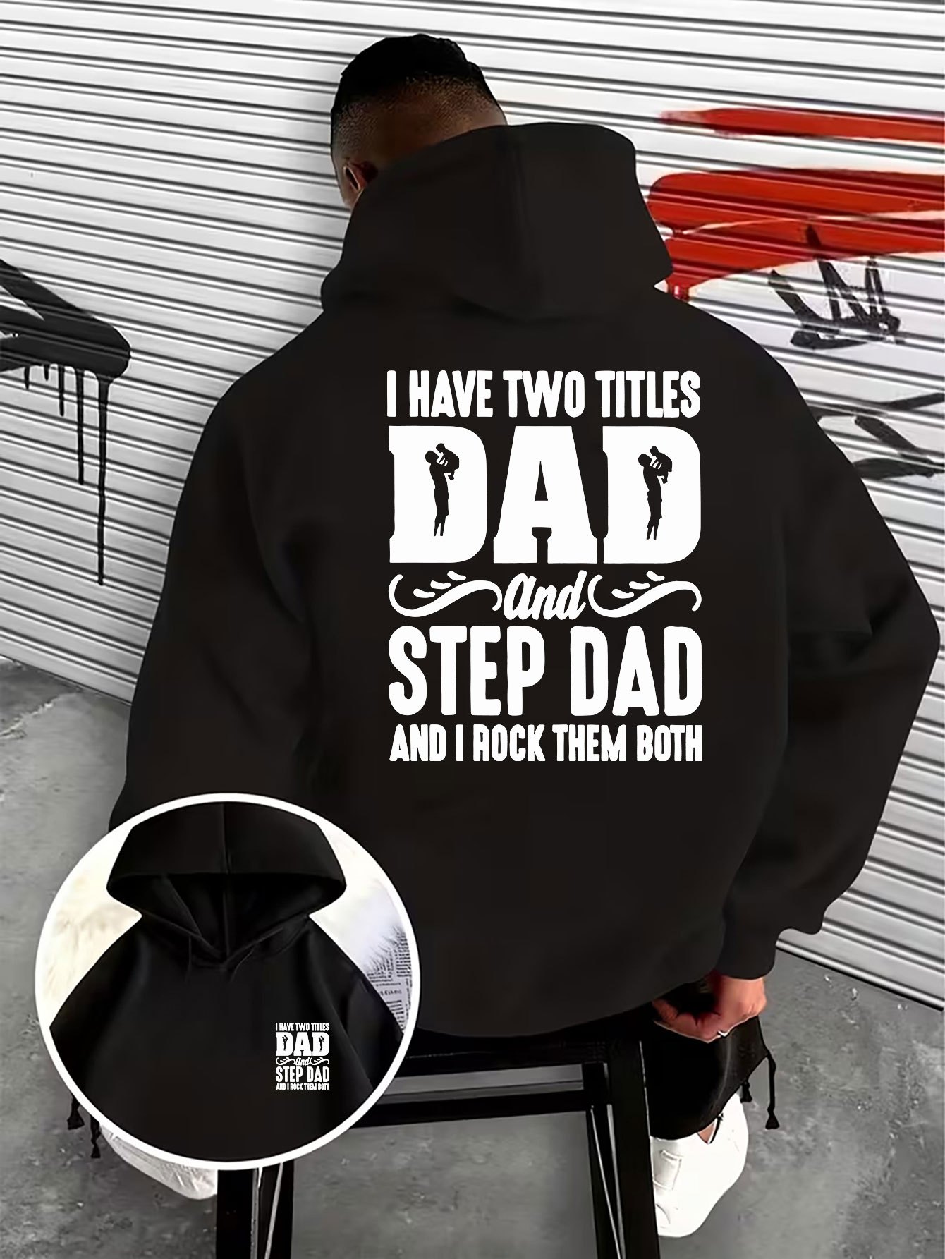 Street Fashion Logo Design - Sudadera con capucha para hombre, diseño