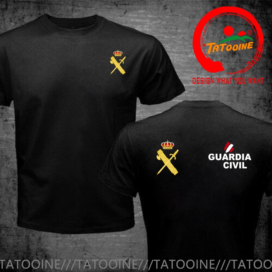 Street Fashion In Spain - Camiseta con emblema de la Guardia