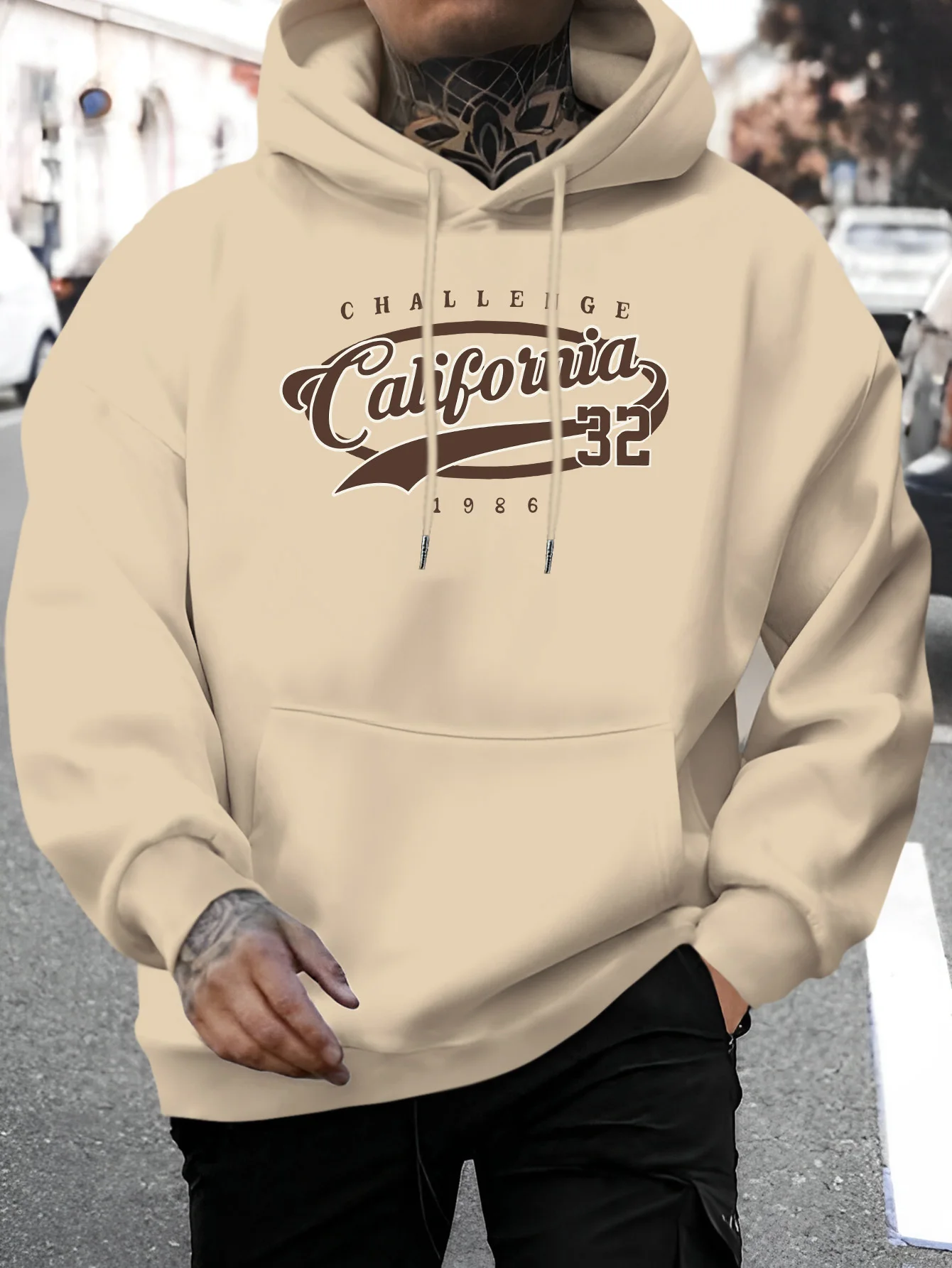 Street Fashion California - Sudadera con Capucha para Hombre, Estilo