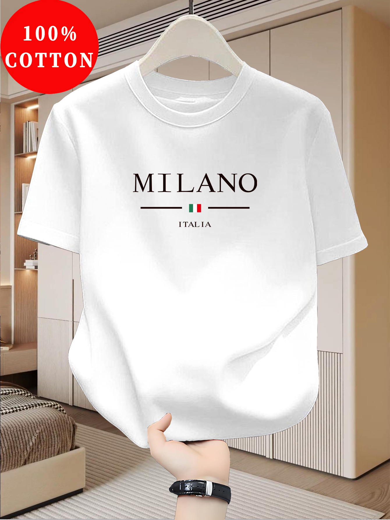 Street Fashion Milan - Camisetas de verano para hombre y