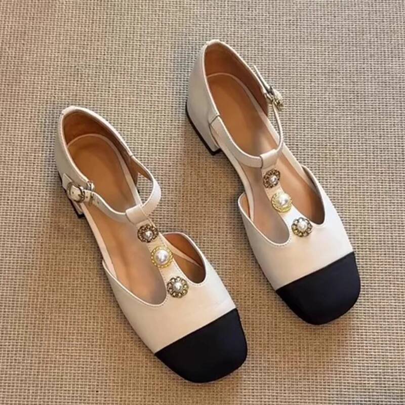 Street Fashion Trends - Sandalias De tacón con punta cuadrada