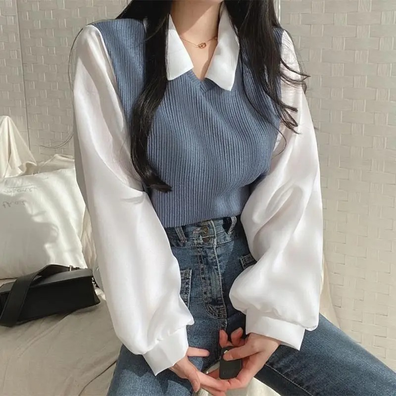 Street Fashion In Korea - Blusa de verano para mujer, blusas