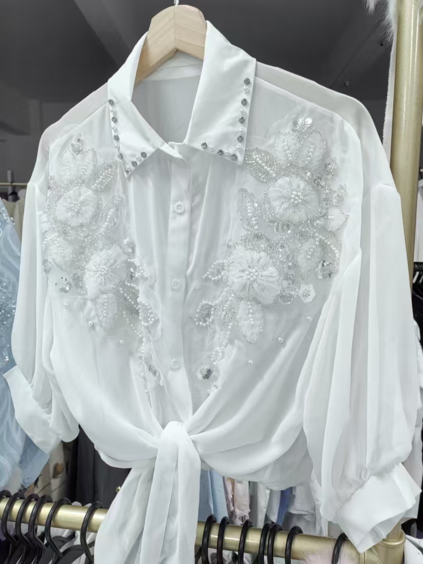 Street Fashion In Korea - Blusas de verano con protección solar