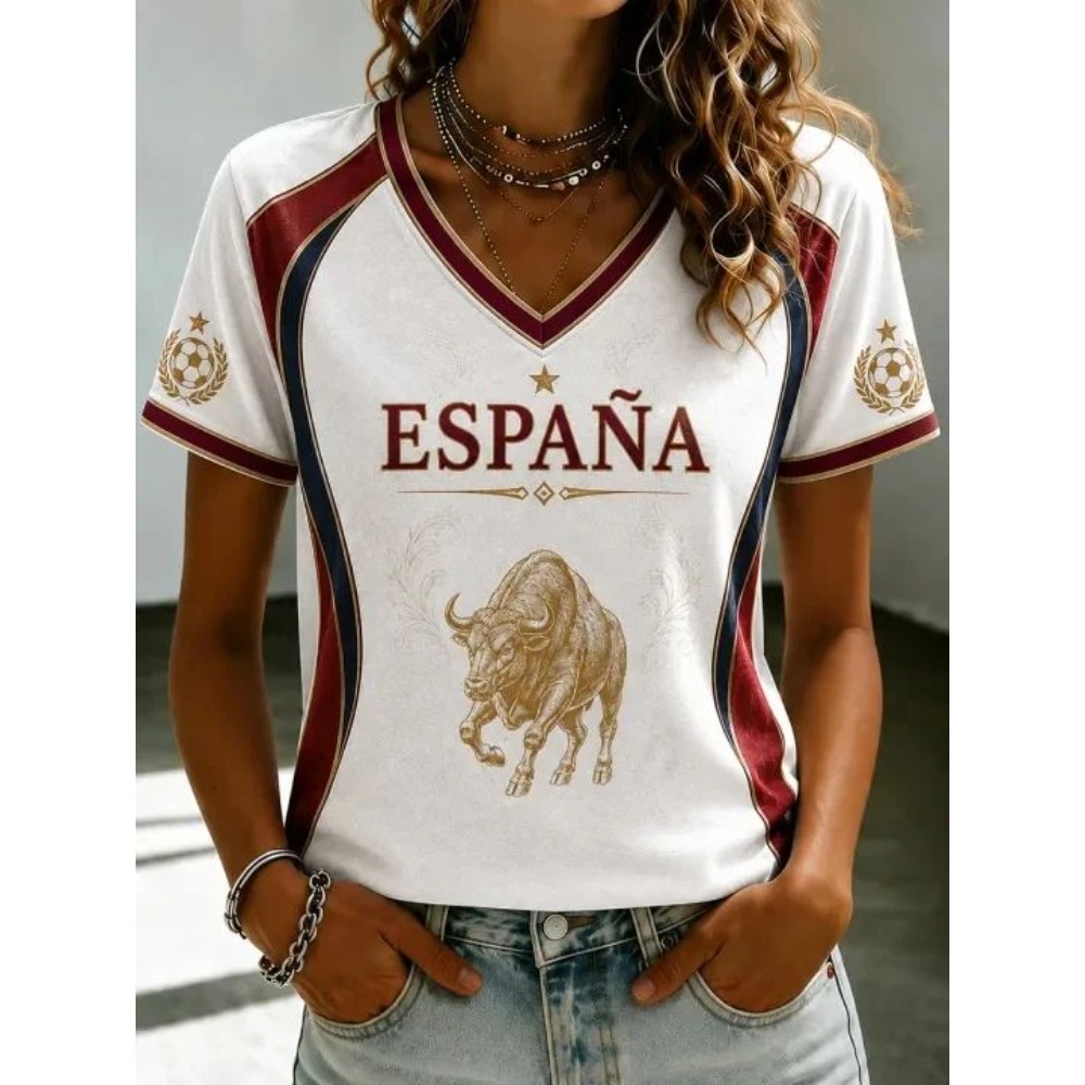 Street Fashion In Spain - Camiseta de Fútbol para Fanáticos de