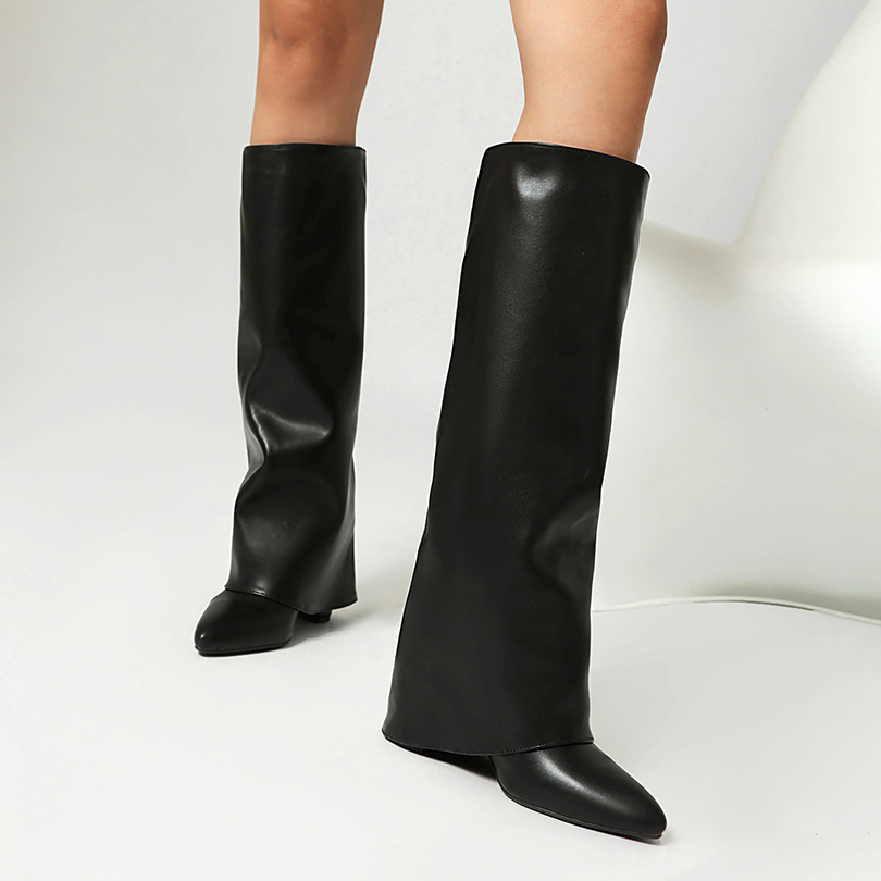 Botas Largas de Tacón Cuadrado - Street Fashion Trends reseña y precio