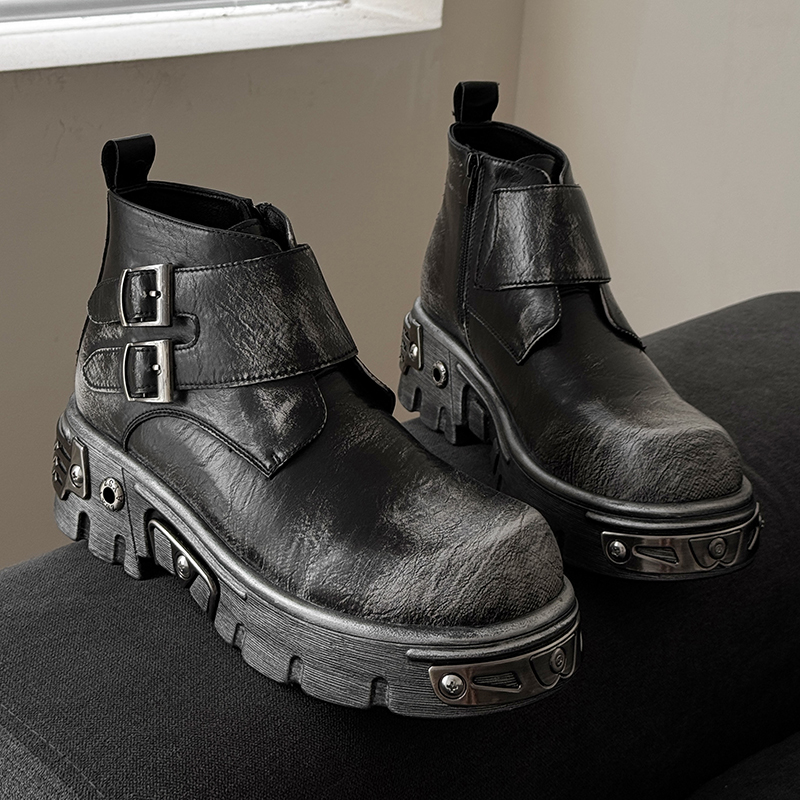 Botas de Motociclista de Alta  - Street Fashion Essentials reseña y precio