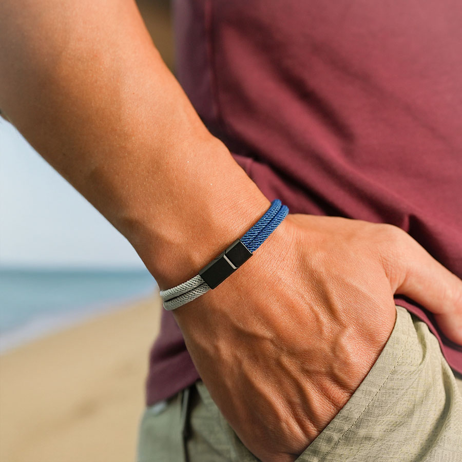 Pulsera de cuerda para hombre  - Street Fashion Milan reseña y precio