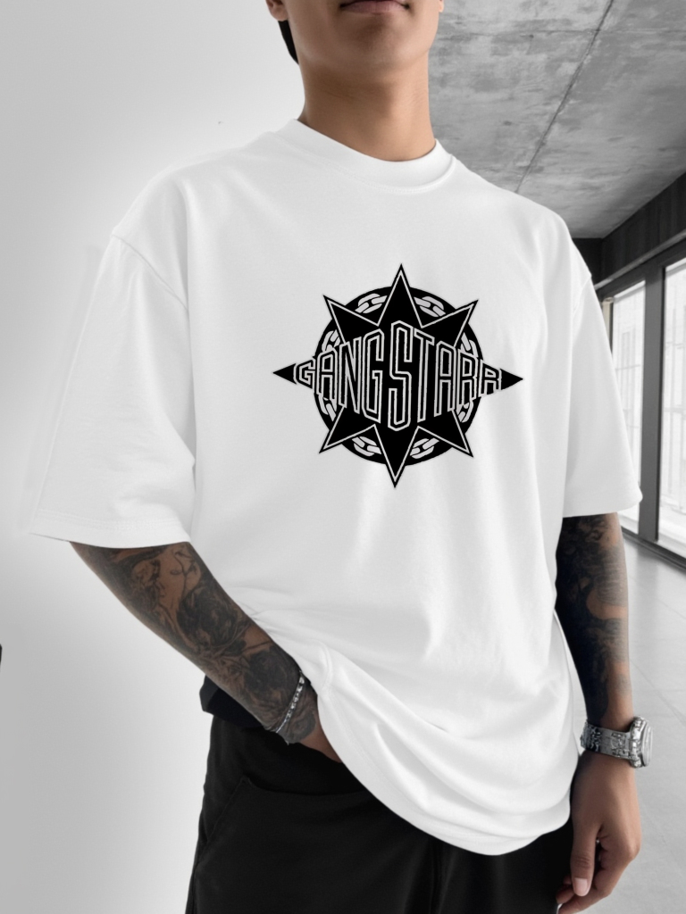 Camiseta con estampado de logo - Street Fashion Logo Design reseña y precio