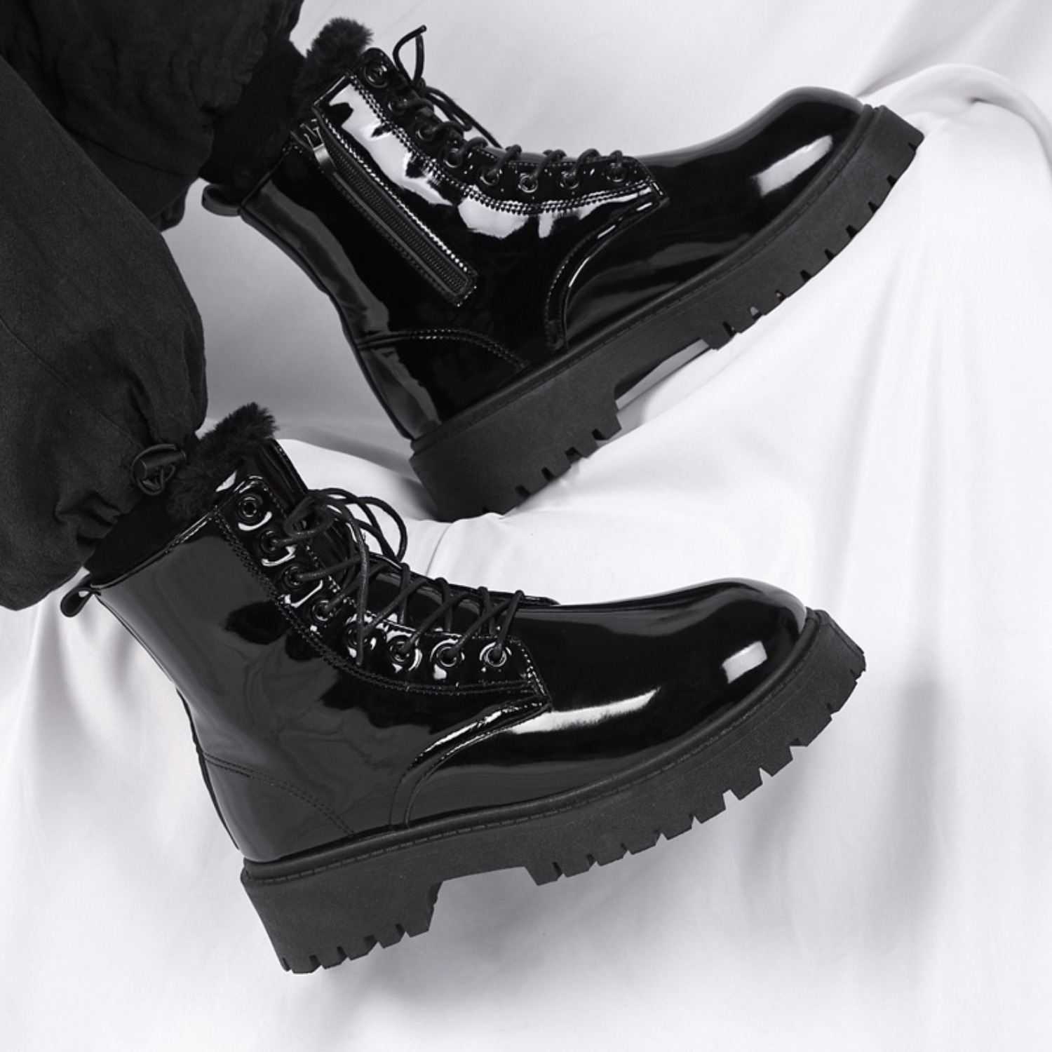 Botas de invierno para hombre, - Street Fashion Plus Size reseña y precio