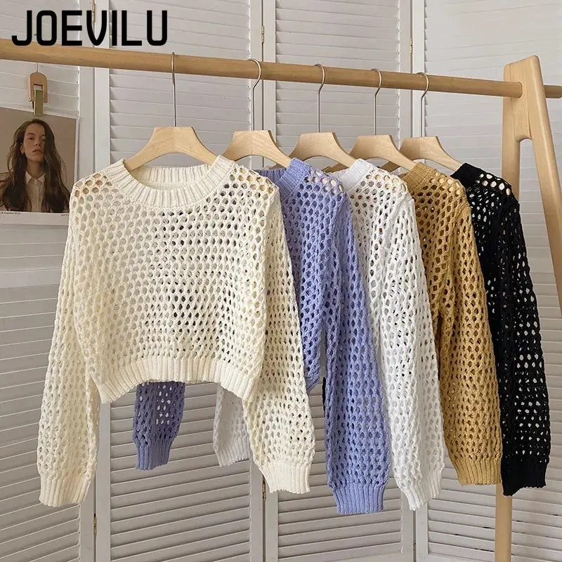 Top corto de punto calado para - Street Fashion In Korea reseña y precio