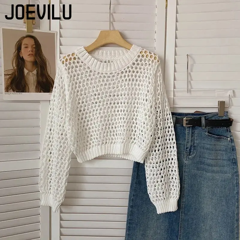 Top corto de punto calado para - Street Fashion In Korea reseña y precio