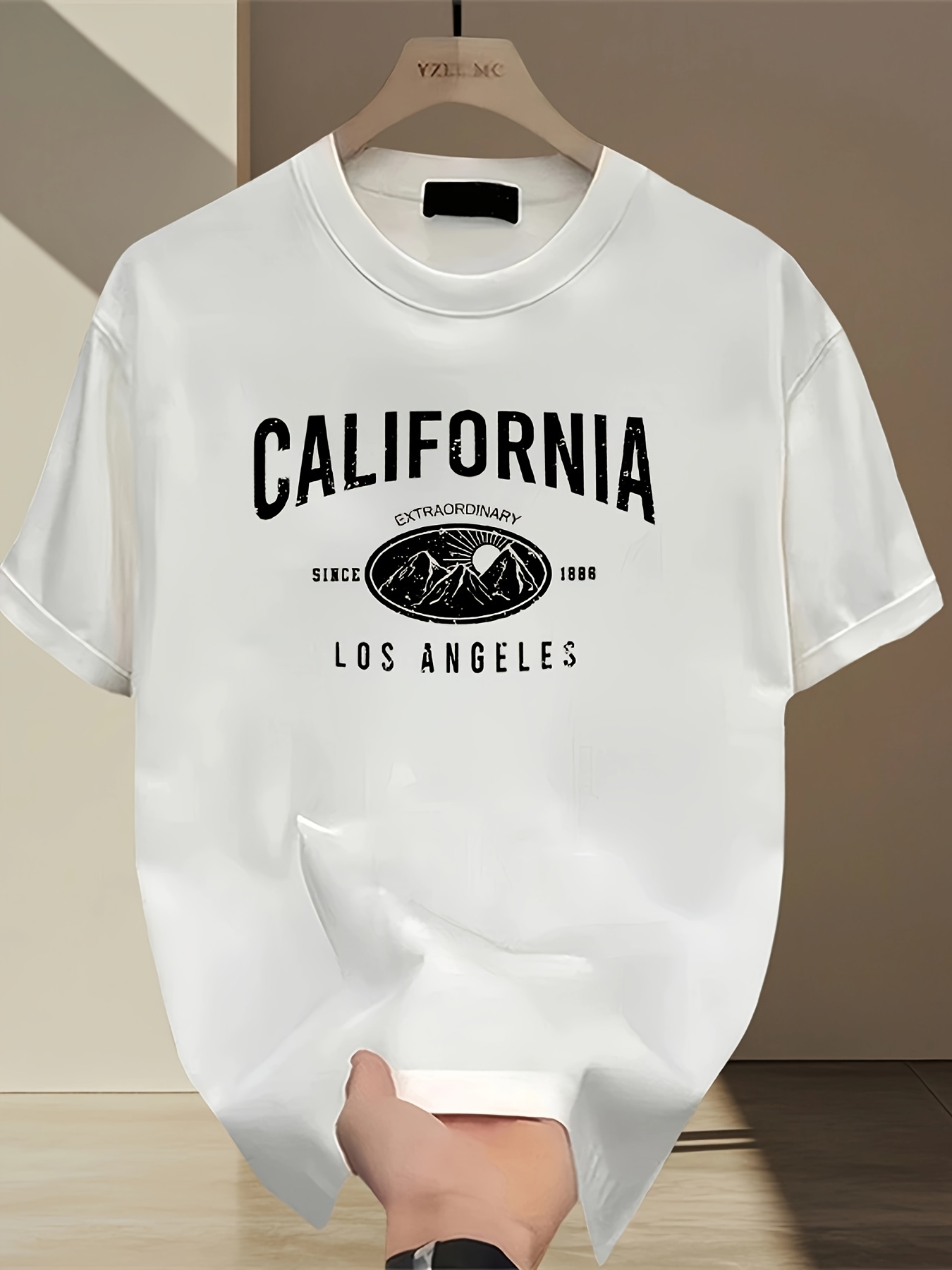 Camiseta con letras California - Street Fashion California reseña y precio