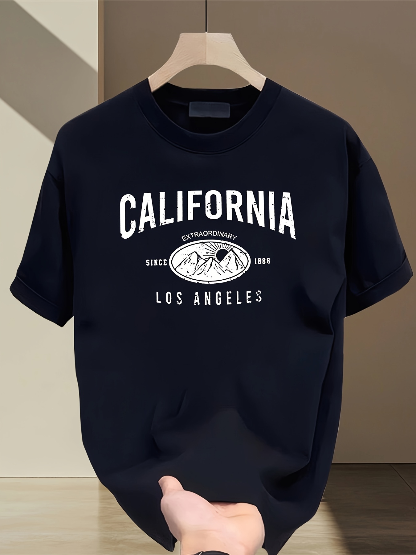 Camiseta con letras California - Street Fashion California reseña y precio
