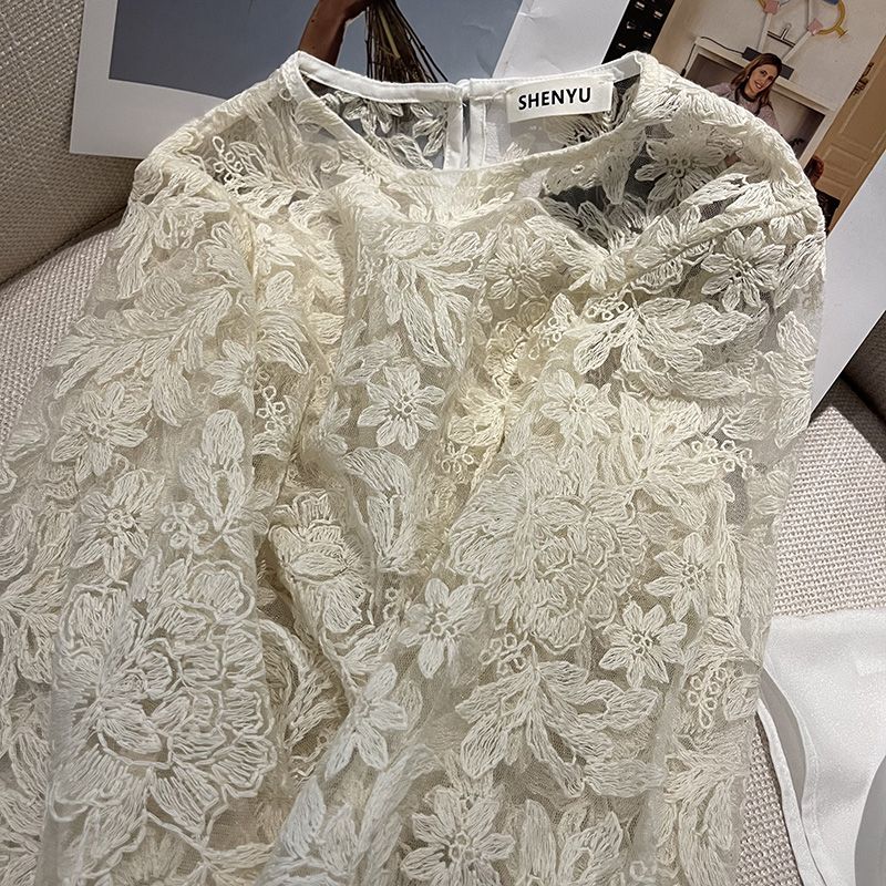MEXZT, camisas blancas transpa - Street Fashion In Korea reseña y precio