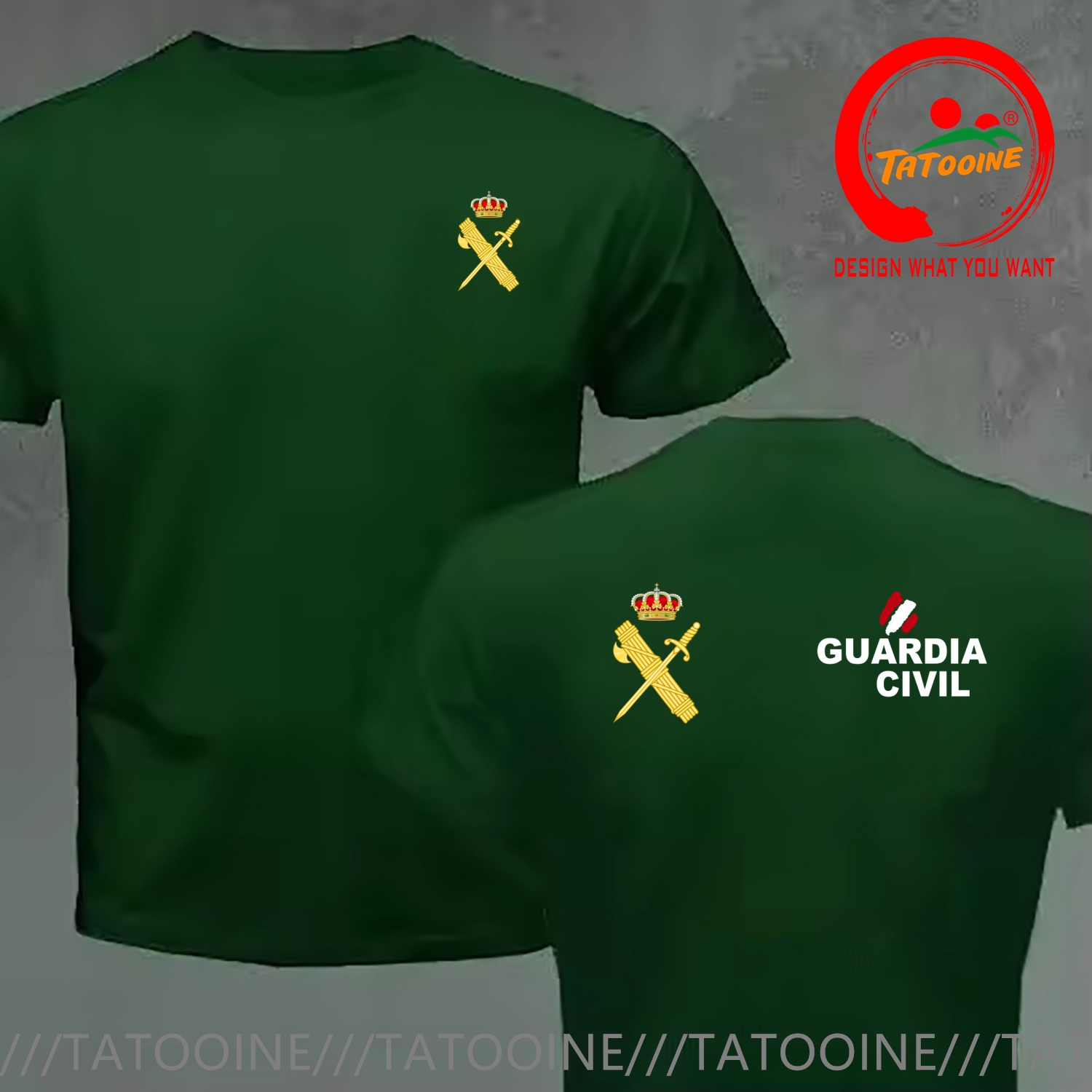 Camiseta con emblema de la Gua - Street Fashion In Spain reseña y precio