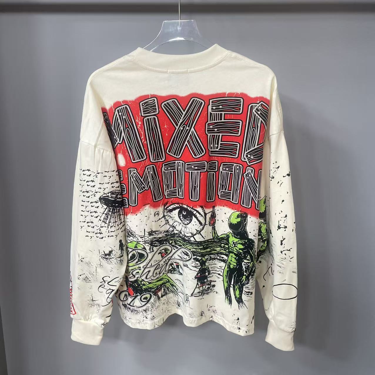 Camiseta de manga larga MIXED- - Street Fashion Trends reseña y precio
