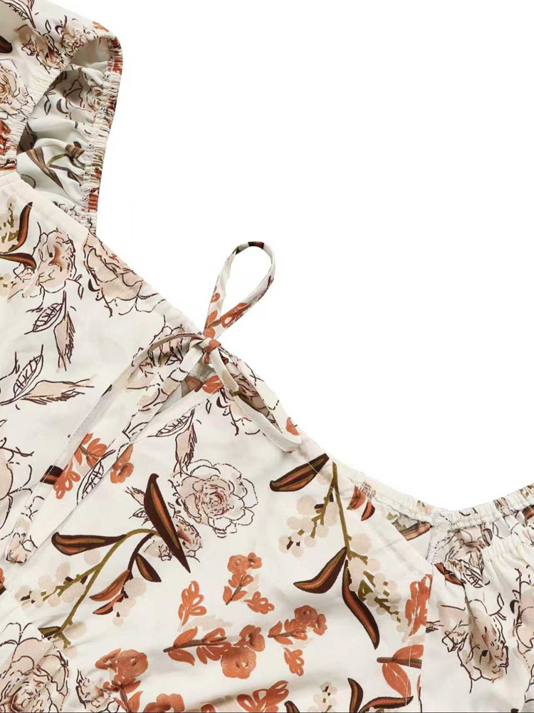 Vestido maxi floral de talla g - Street Fashion Plus Size reseña y precio