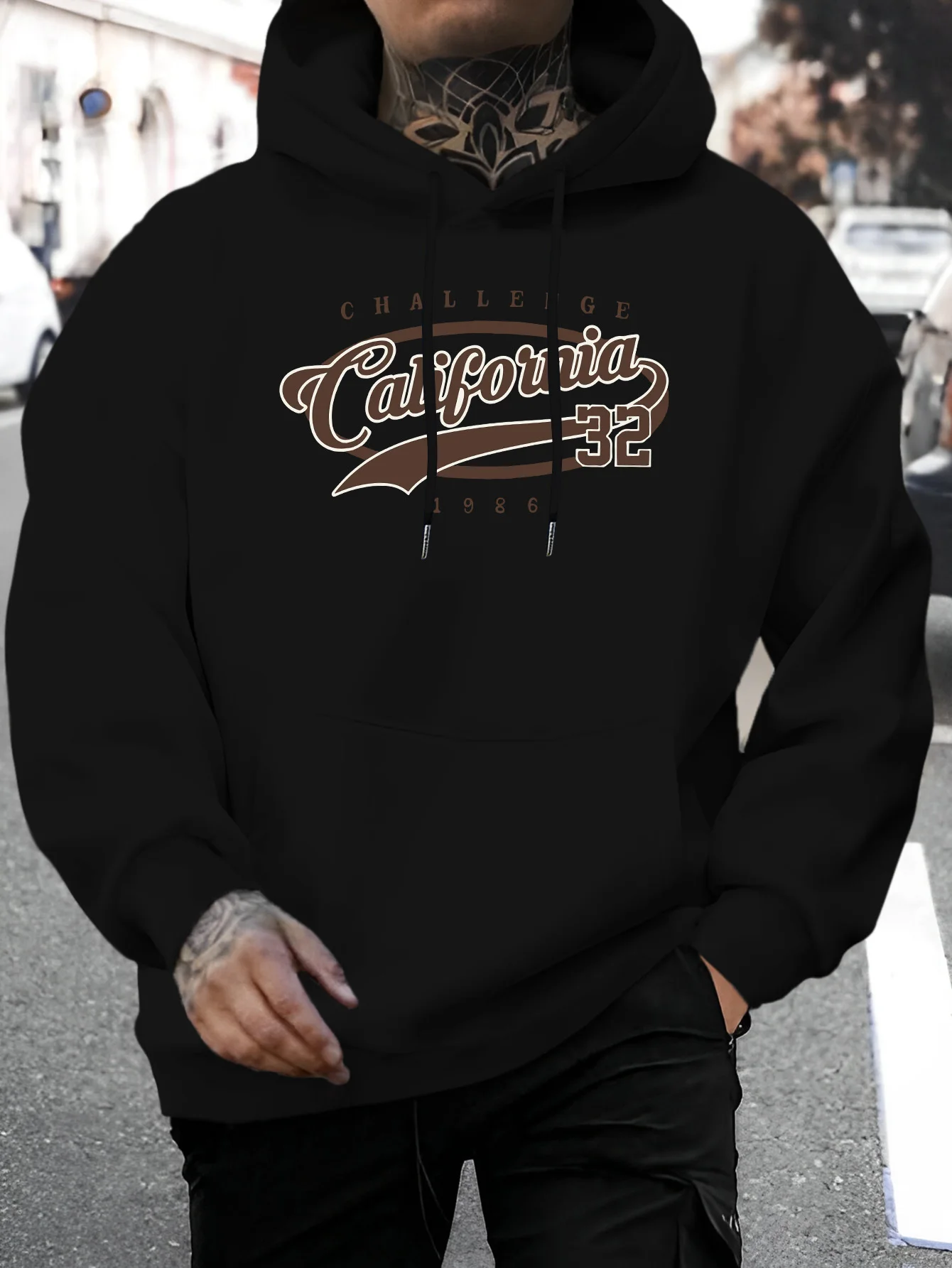 Sudadera con Capucha para Homb - Street Fashion California reseña y precio
