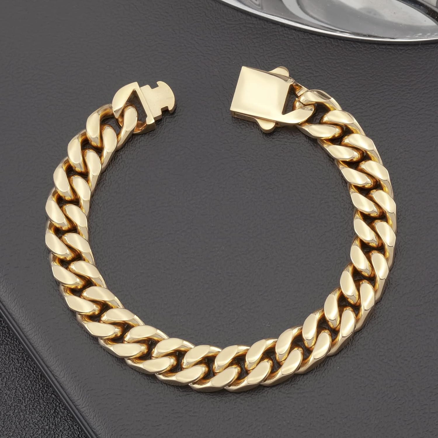 Pulsera de cadena de eslabones - Street Fashion Blog reseña y precio