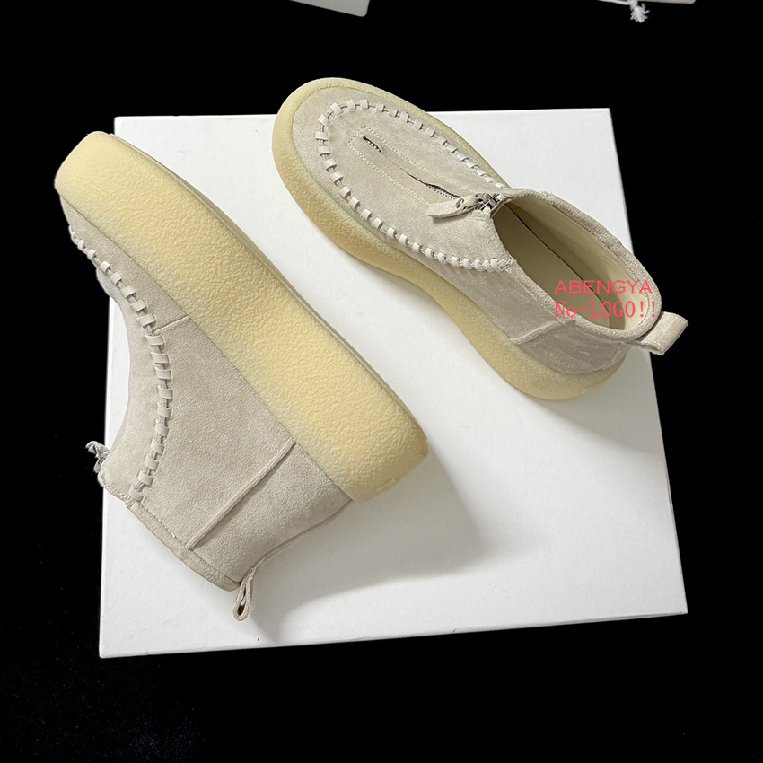 Botas de plataforma de cuero d - Street Fashion Winter 2025 reseña y precio