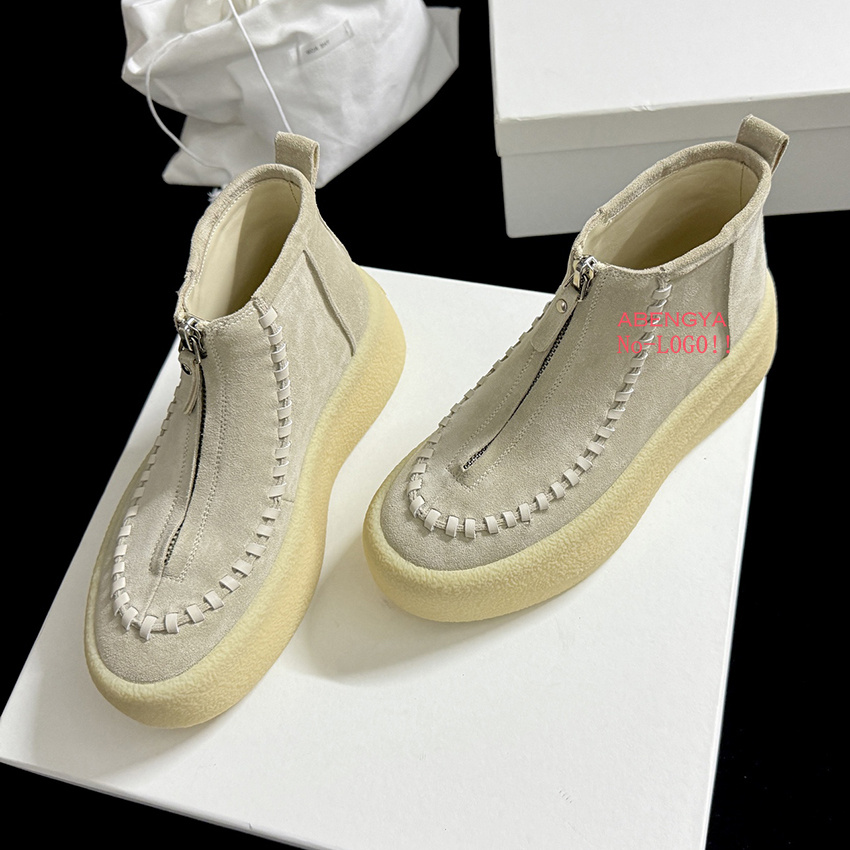 Botas de plataforma de cuero d - Street Fashion Winter 2025 reseña y precio