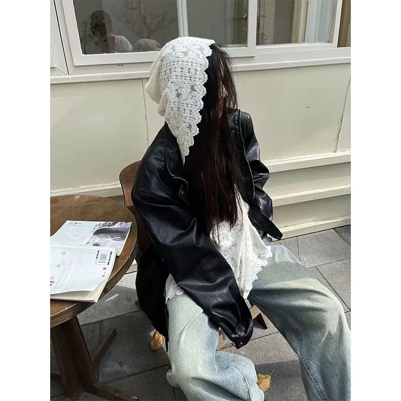 Camisas con capucha de encaje  - Street Fashion In Korea reseña y precio