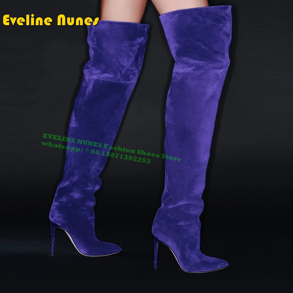 Botas de franela magenta sin c - Street Fashion Plus Size reseña y precio