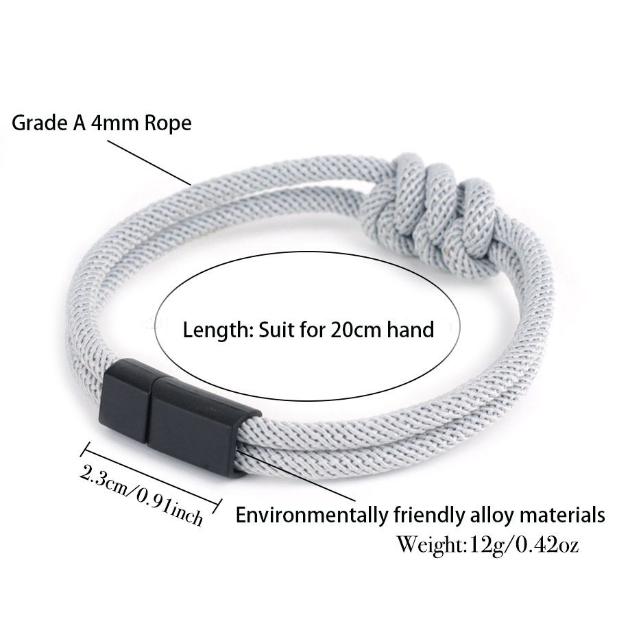 Pulsera de cuerda elegante par - Street Fashion Milan reseña y precio