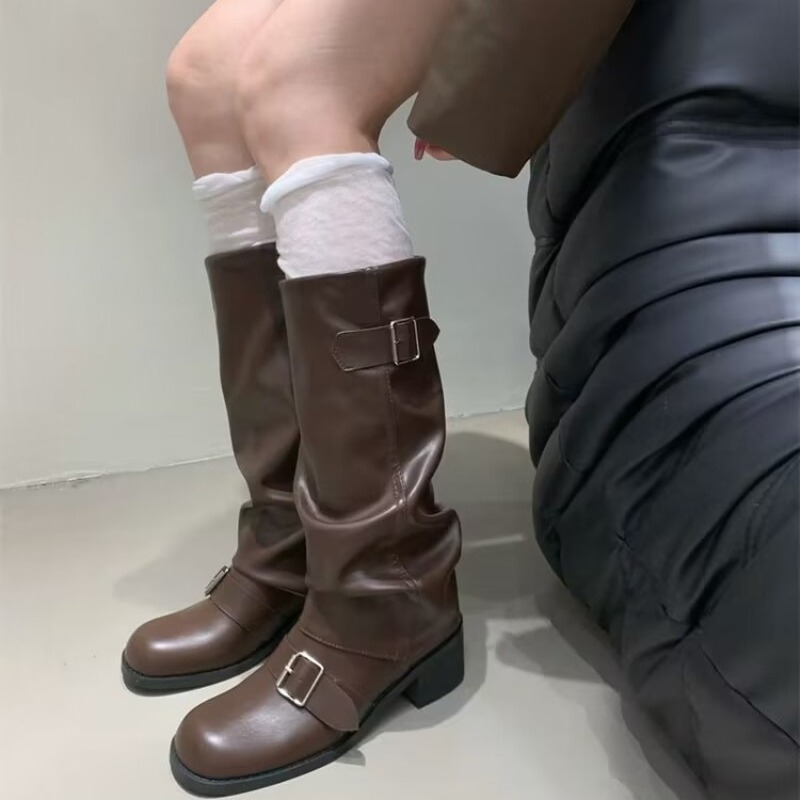 2025Botas de mujer hasta la ro - Street Fashion Trends reseña y precio