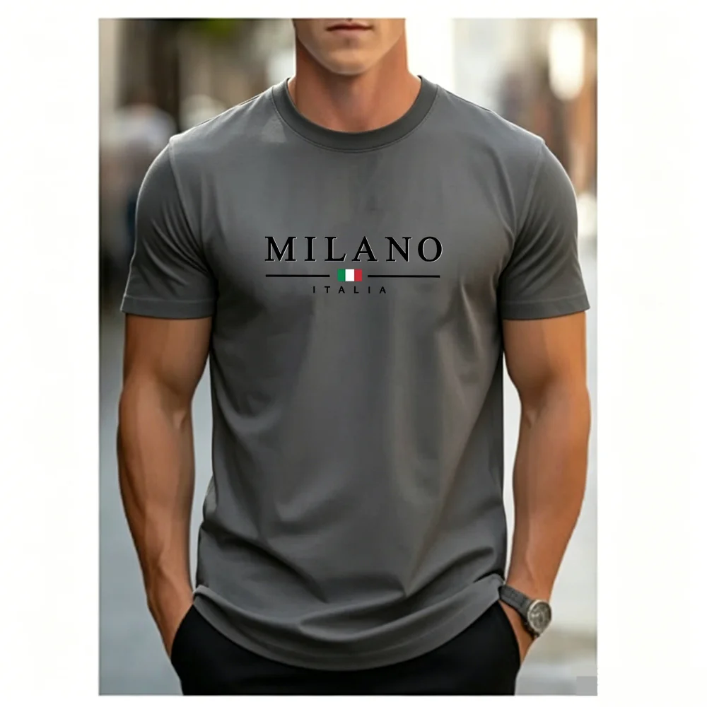 Camiseta de manga corta con cu - Street Fashion Milan reseña y precio