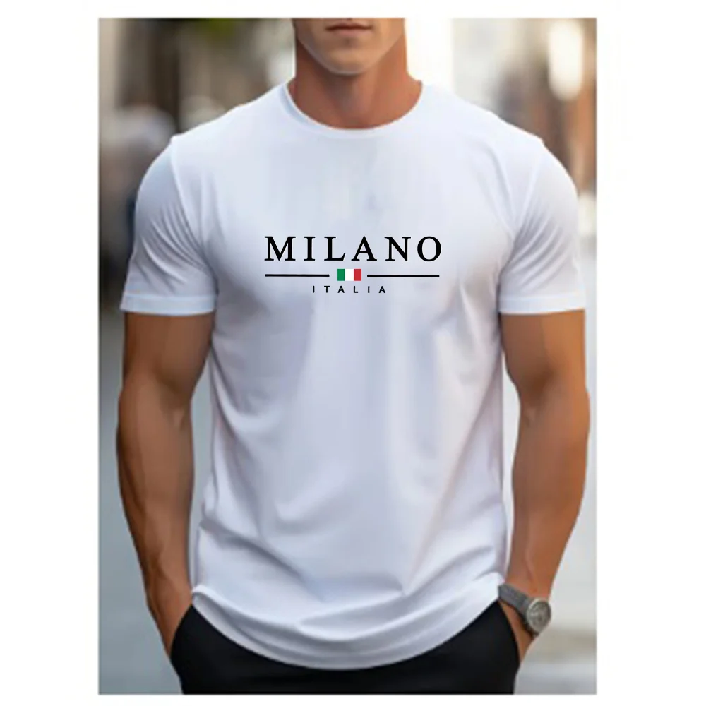 Camiseta de manga corta con cu - Street Fashion Milan reseña y precio