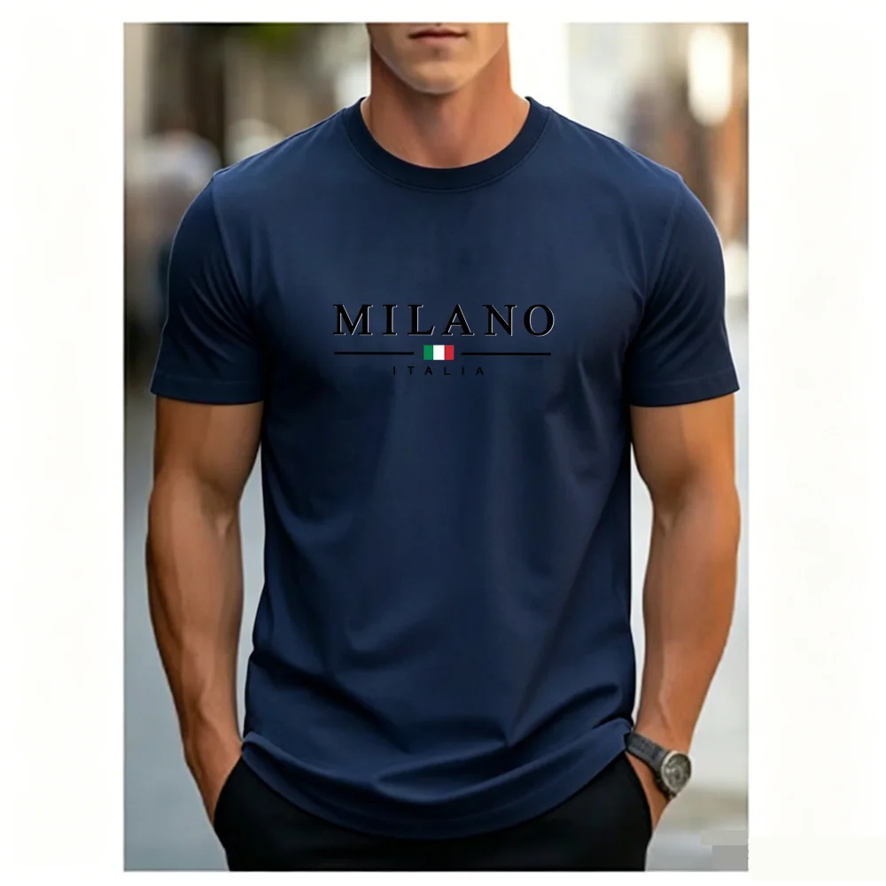 Camiseta de manga corta con cu - Street Fashion Milan reseña y precio