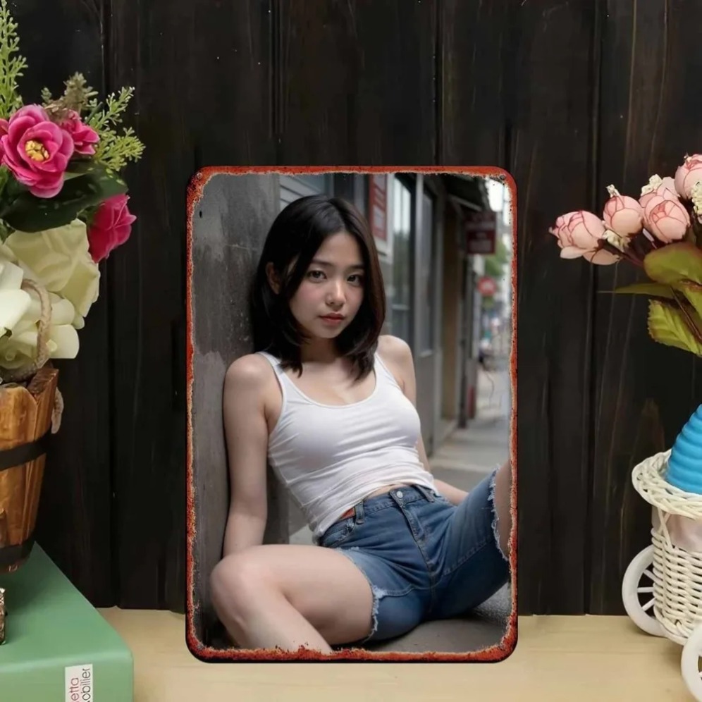 Nuevo y Moderno Arte Metálico  - Asian Street Fashion Girls reseña y precio
