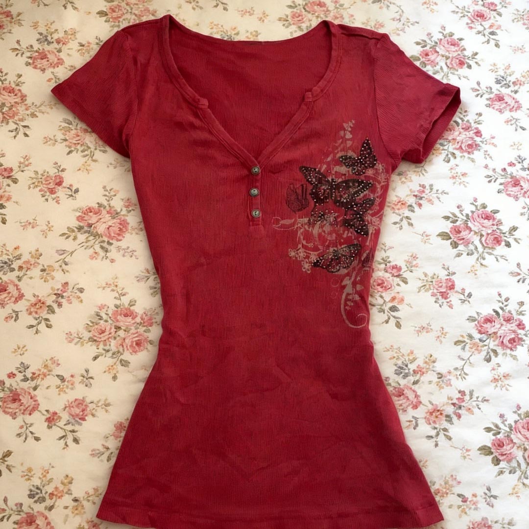 Camiseta de Manga Corta con Cu - Asian Street Fashion Girls reseña y precio