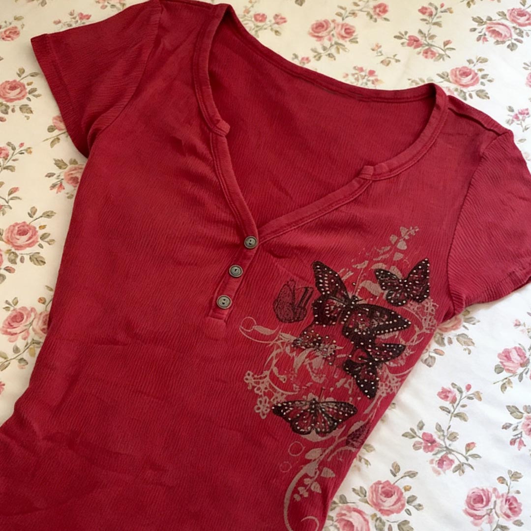 Camiseta de Manga Corta con Cu - Asian Street Fashion Girls reseña y precio