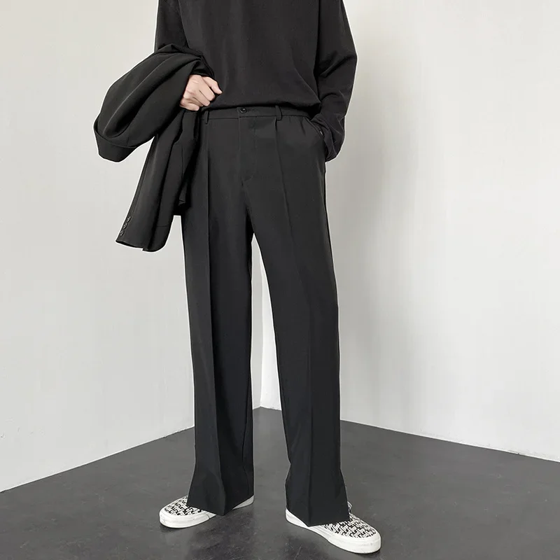 Pantalones de Traje Holgados R - Street Fashion In Korea reseña y precio