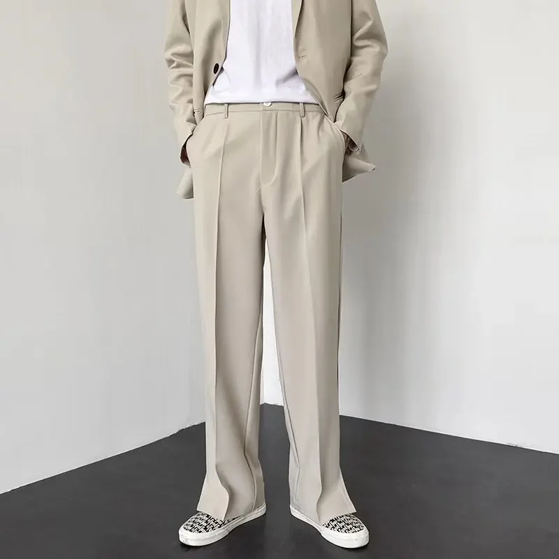 Pantalones de Traje Holgados R - Street Fashion In Korea reseña y precio