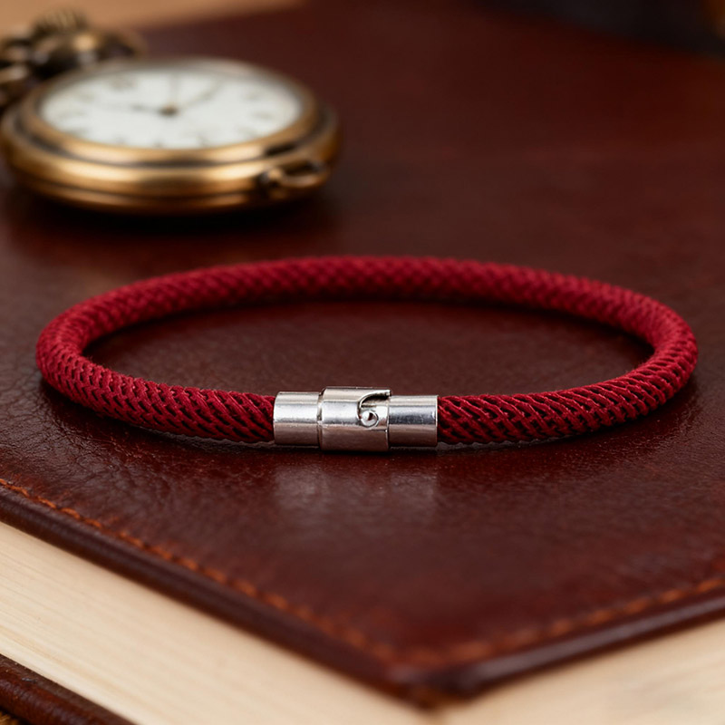Pulsera de cuerda tejida hecha - Street Fashion Milan reseña y precio