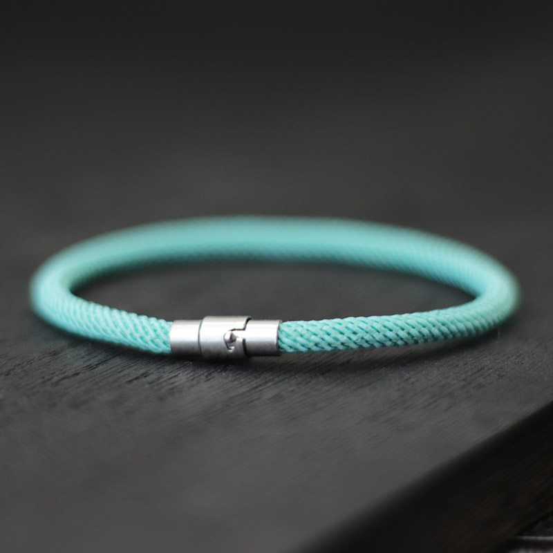 Pulsera de cuerda tejida hecha - Street Fashion Milan reseña y precio