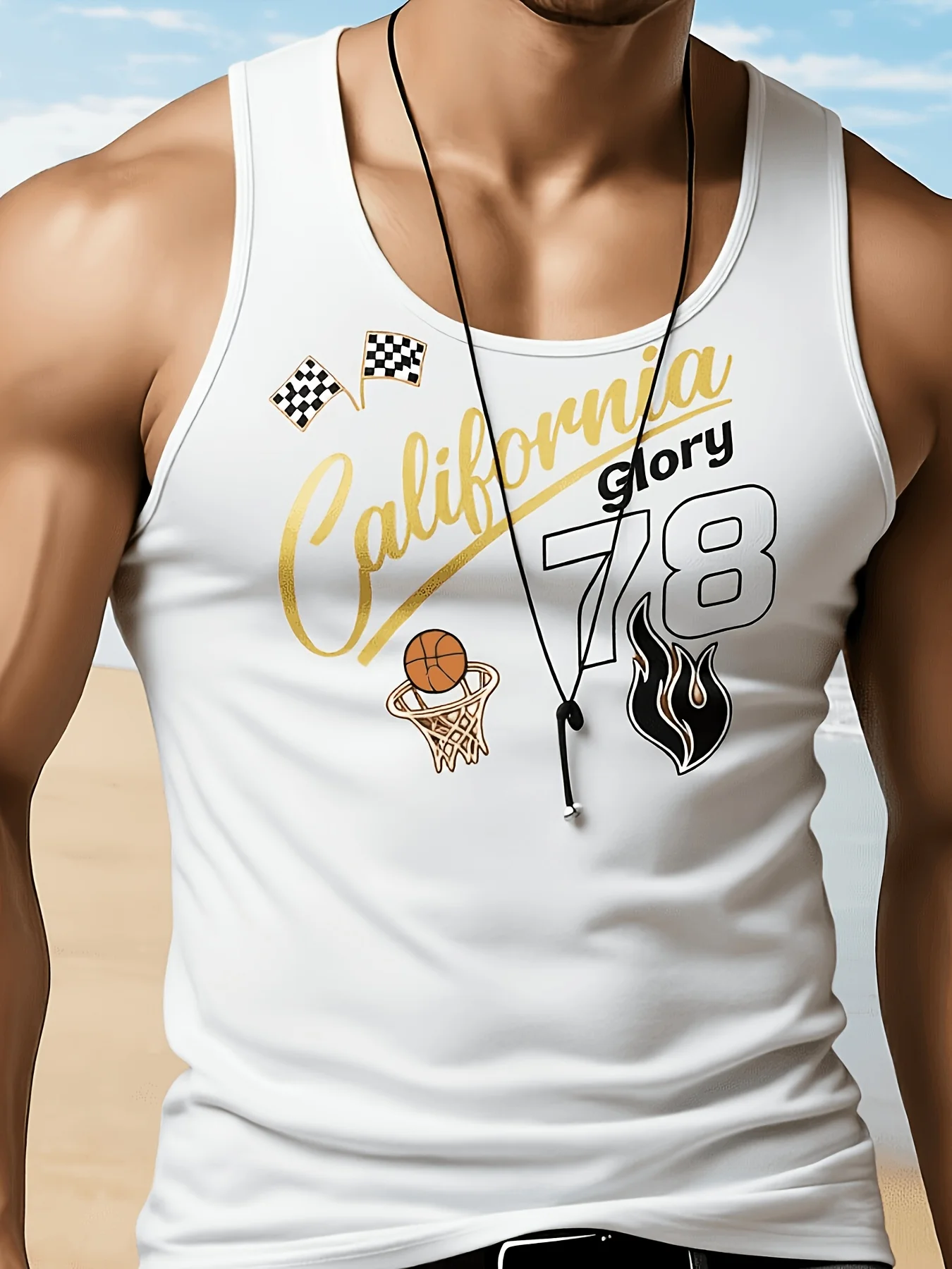 Camisetas sin mangas retro de  - Street Fashion California reseña y precio