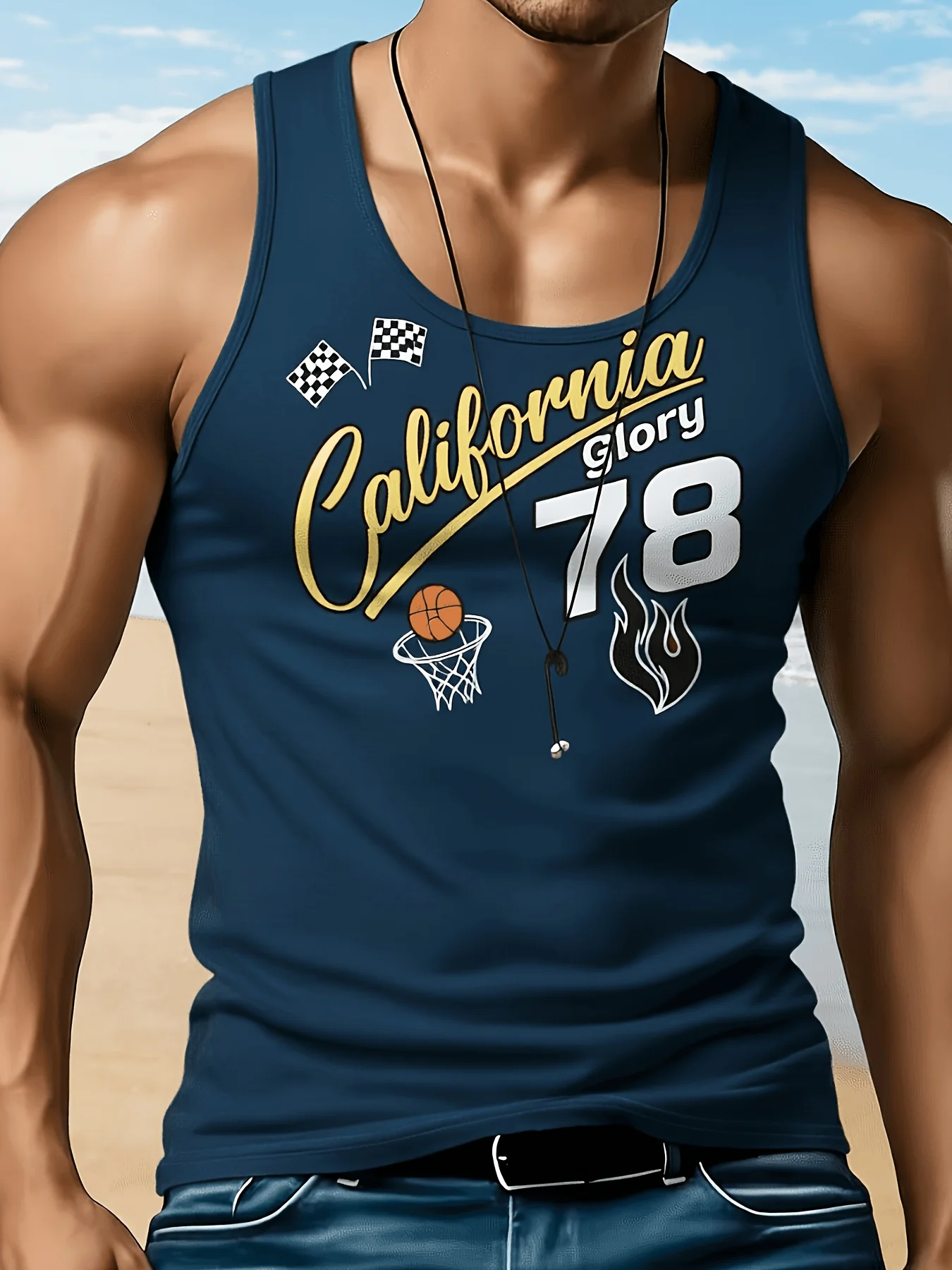 Camisetas sin mangas retro de  - Street Fashion California reseña y precio